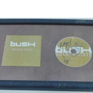 Signed BUSH 90s Music Band Golden State CD Gavin Rossdale Genuine  Autographed